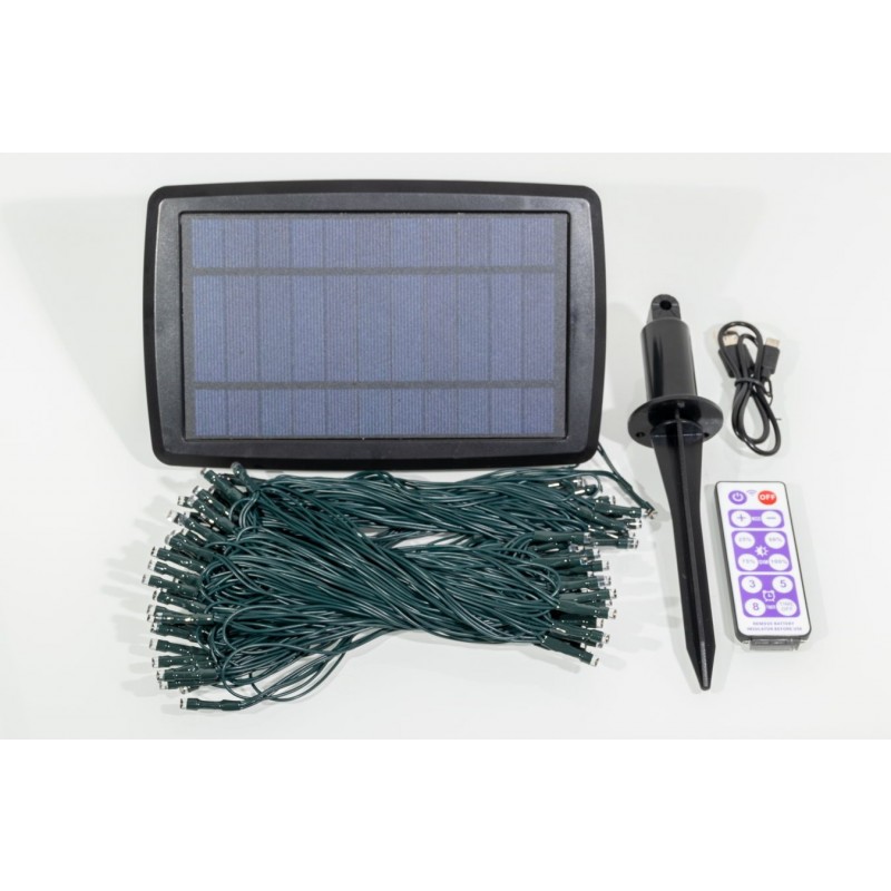 Aurora PRO solcelle lyskæde (100 LED, hvid)