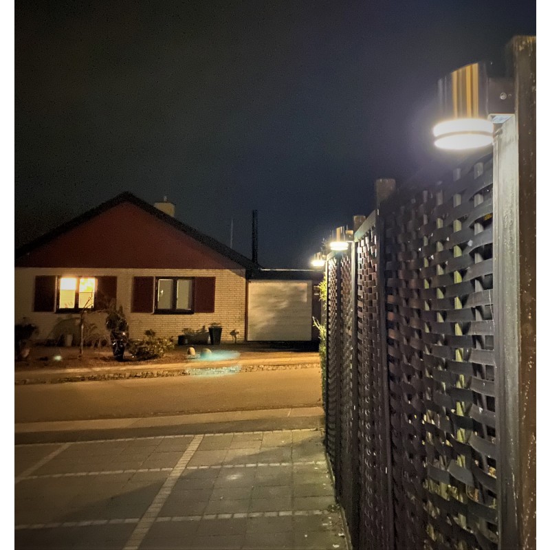 Duron solcelle væglampe