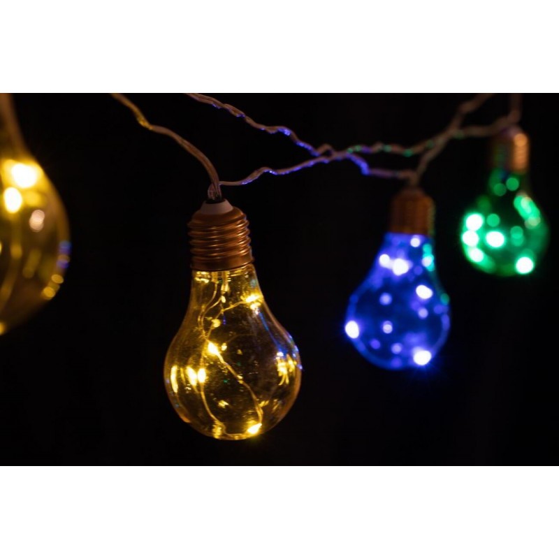 lumify lyskæde farvede pærer