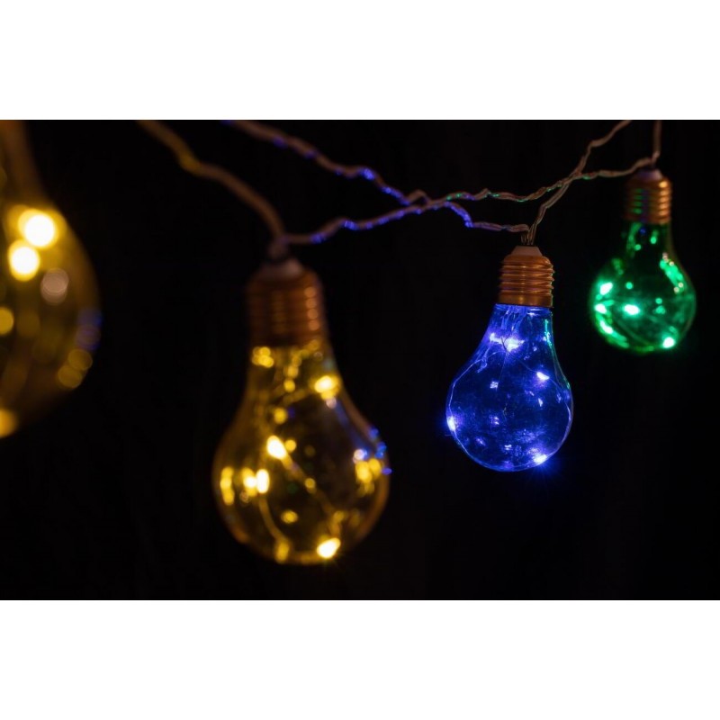 lumify lyskæde farvede pærer