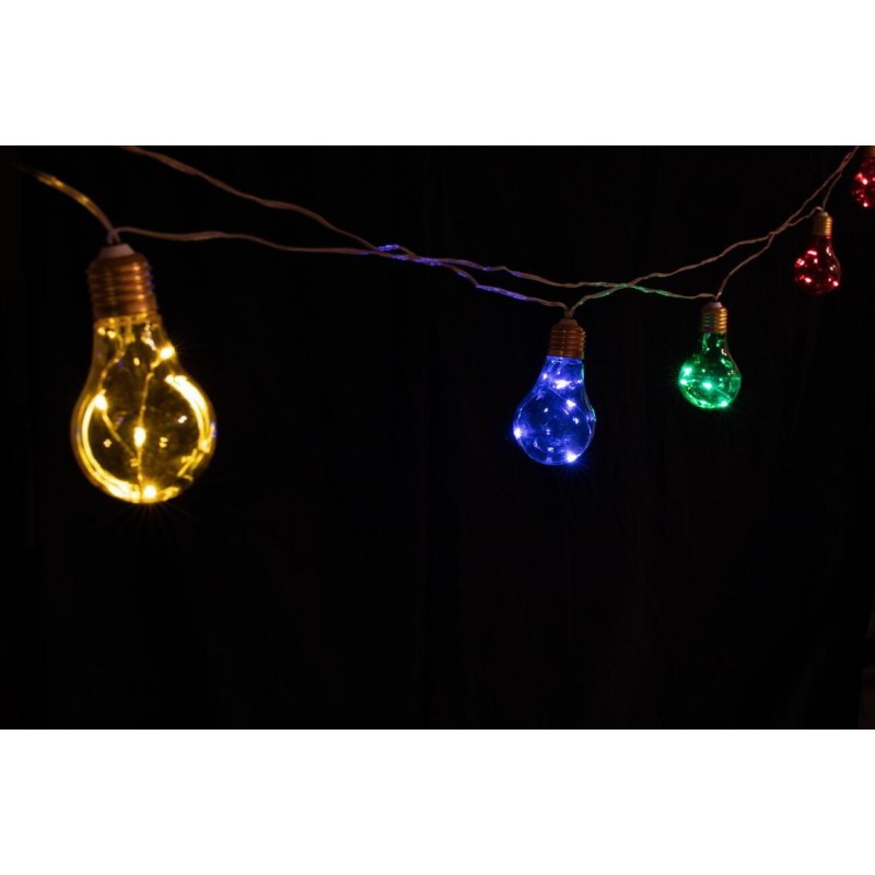 lumify lyskæde farvede pærer