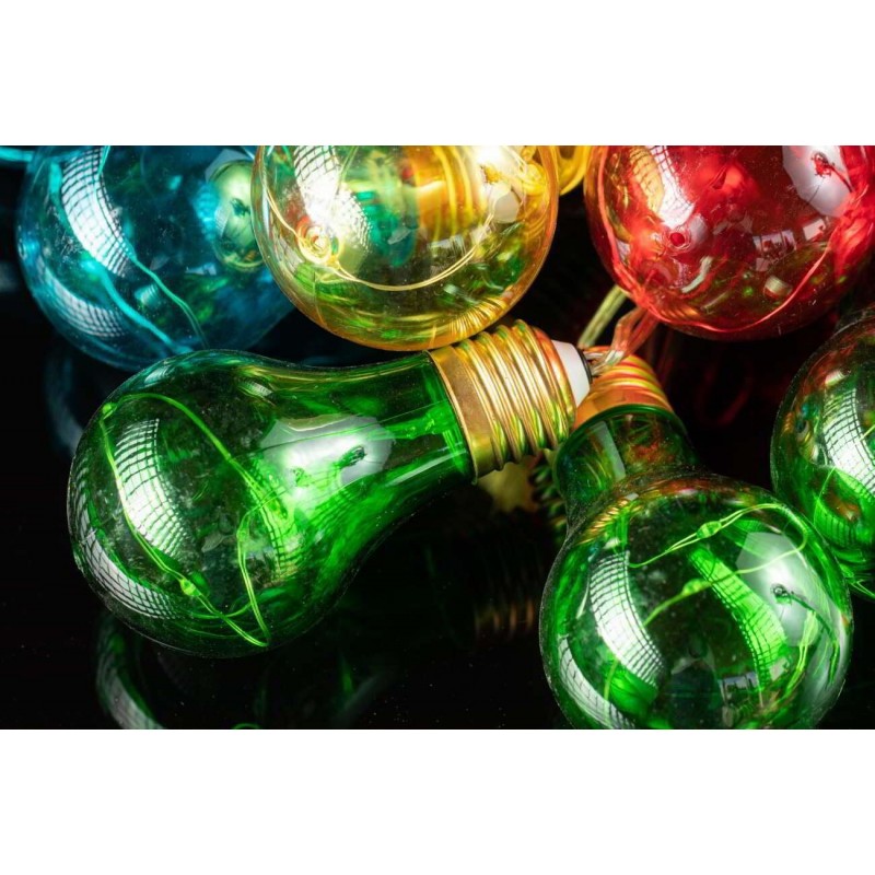 lumify lyskæde farvede pærer