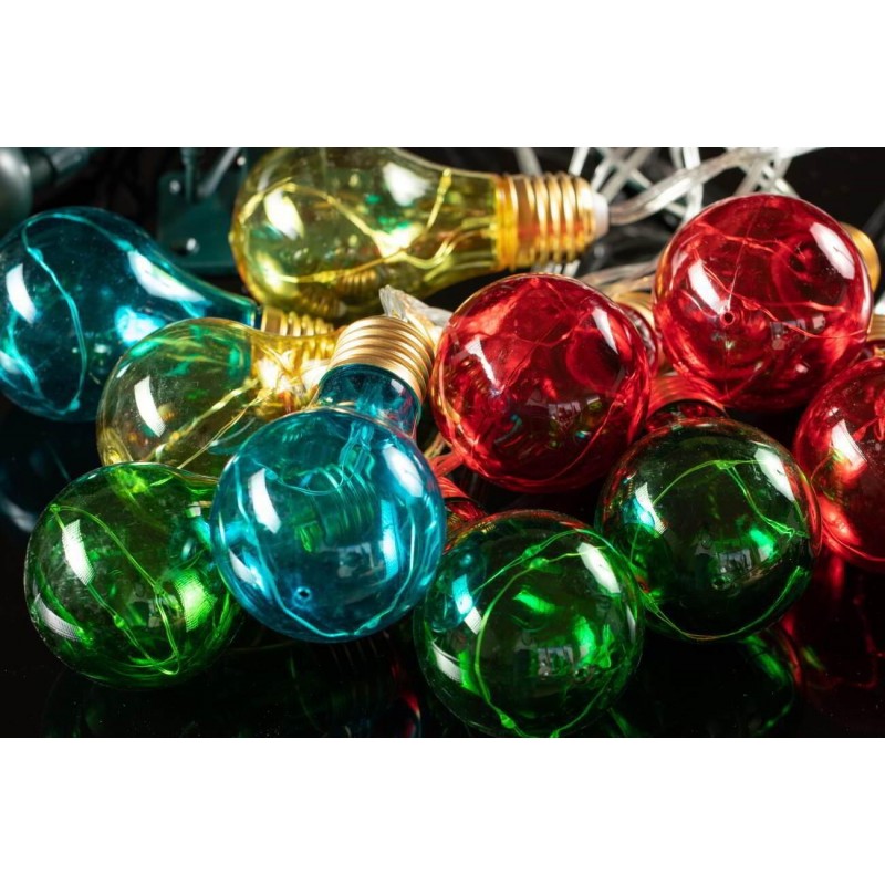 lumify lyskæde farvede pærer