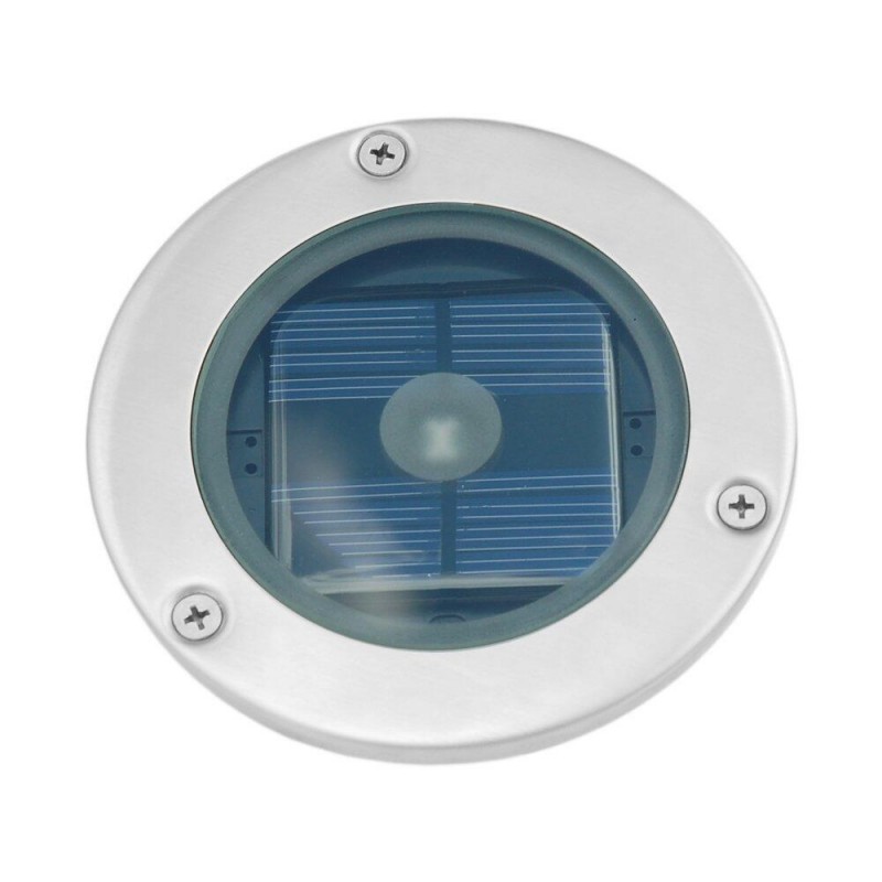 Terrasse spot med solcelle (rundt)