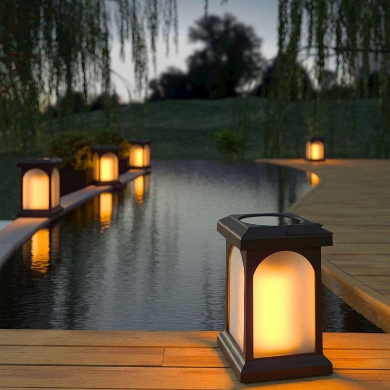 trueflame solcelle lanterne